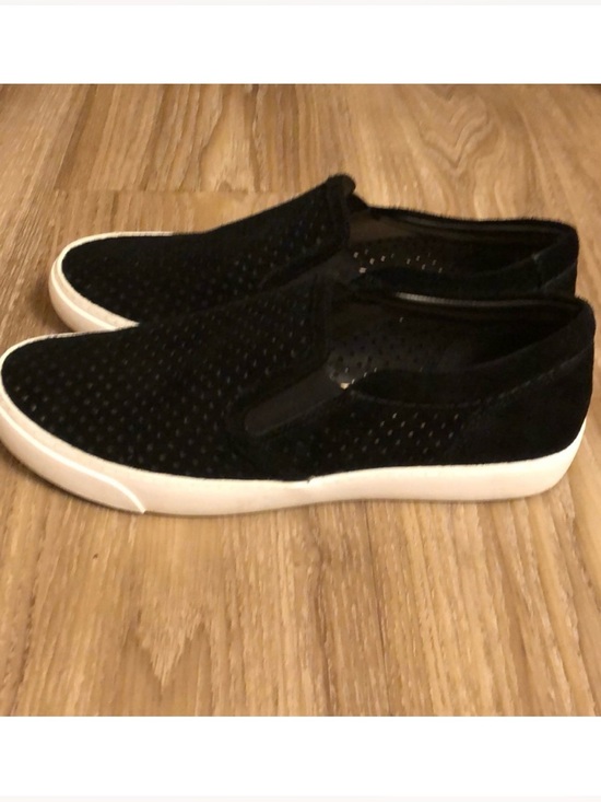 Clarks Shoes - Clark’s Black Suede Slip On Sneakers